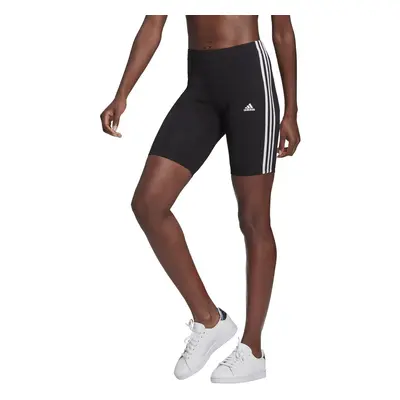 adidas womens Essentials 3-stripes Bike Shorts Tights Black/White Me