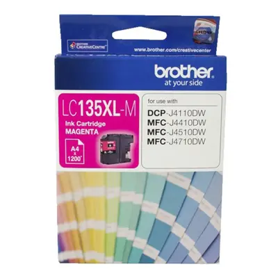 GENUINE Original Brother LC135XLM MAGENTA Ink Cartridge Toner LC-135XL-M