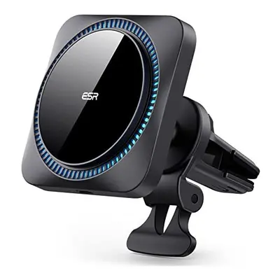 ESR HaloLock Wireless Car Charger with CryoBoost, Compatible with MagSafe Car Charger, Compatibl