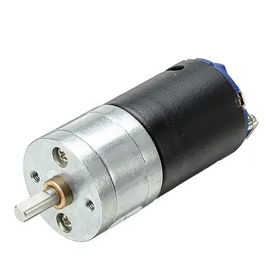 (6V) DC 6.0/12.0V Black Brushed Motor 4mm Shaft Diameter Motor