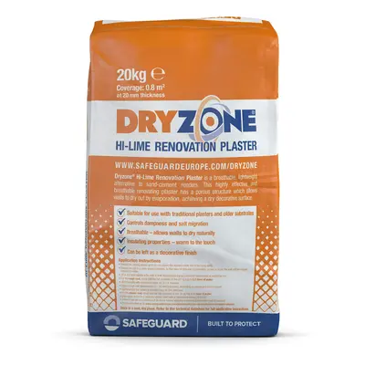 Dryzone Hi-Lime Renovation Plaster 20kg