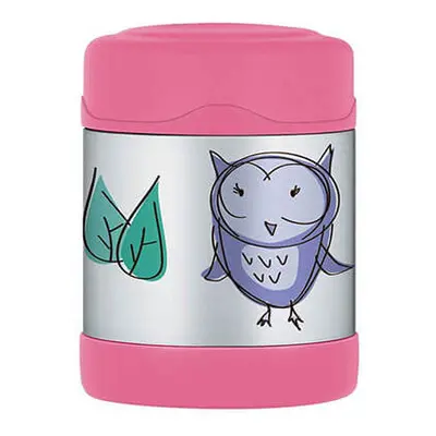 Thermos FUNtainer S/Steel Vacuum Insulated Holder (Food Owl)