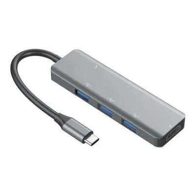 5 in Hub Type-C To USB3.0*3+PD+HD Intelligent USB Hub Multi-port Adpater