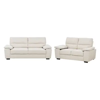 Fabric Sofa Set Light Beige VOGAR