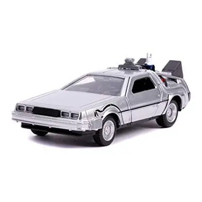 Jada Toys Back to The Future Part II 1:32 Time Machine Die-cast Car, Toys for Kids and Adults