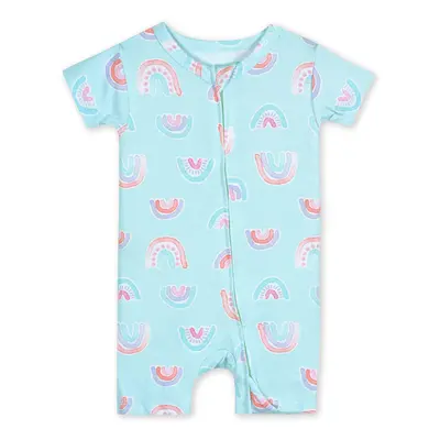 Gerber Unisex Baby Buttery Soft Short Sleeve Romper with Viscose Made