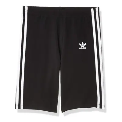 adidas Originals unisex-youth Cycling Shorts Black/White Large