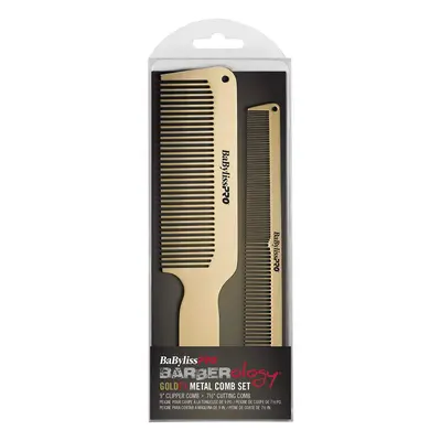 BabylissPRO GOLDFX Metal Comb 2-Pack