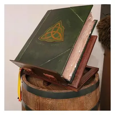 (1PC) Book Of Shadows Green Cover Bound Spells Records Spellbook Retro Gifts