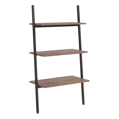 (dark brown, x x cm) vidaXL Leaning Shelf Bookcase Bookshelf Shelving Unit Storage Rack Organise