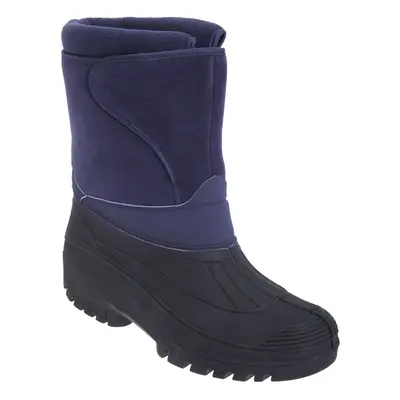 (6 UK, Navy Blue) StormWells Adults Unisex Touch Fastening Insulated Boots