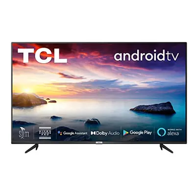 TCL 50P615K Inch 4K Ultra HD Smart Android TV with Freeview Play, HDR10, Micro Dimming Pro, Prim