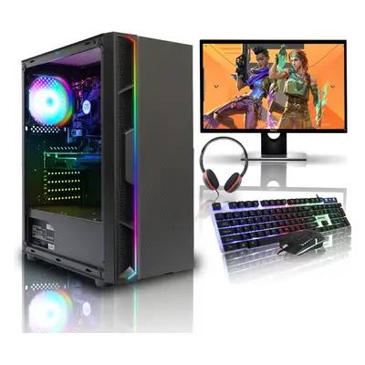 (With 19''in Bundle) Gaming PC Bundle i7 16GB RAM 1TB 4GB GTX W10