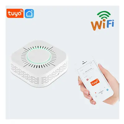 WiFi Smoke Detector Fire Protection Portable Smoke Detector Home Safe Security Smoke Alarm Senso