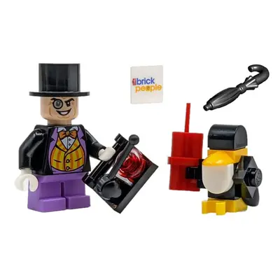 LEGO Superheroes: Penguin Minifig with Helper Dynamite and Black Cape