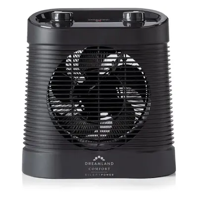 Dreamland Silent Power Comfort Portable Fan Heater with Heating Modes