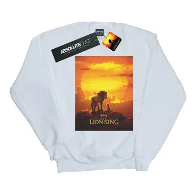 (3XL, White) Disney Mens The Lion King Movie Sunset Poster Sweatshirt