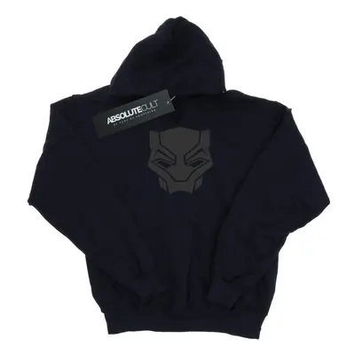 Marvel Boys Black Panther Black On Black Hoodie