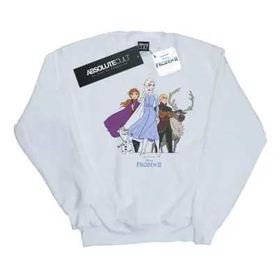 (S, White) Disney Womens/Ladies Frozen Group Sweatshirt