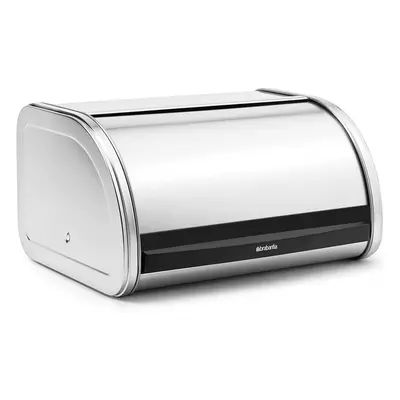 Brabantia Roll Top Bread Bin, Medium - Matt Steel