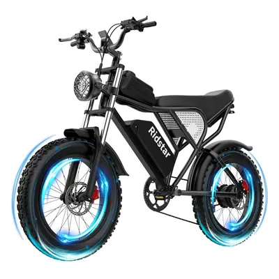 Ridstar Q20 Electric Mountain Bike 20" Tires 1000W Motor 48V 20Ah Battery