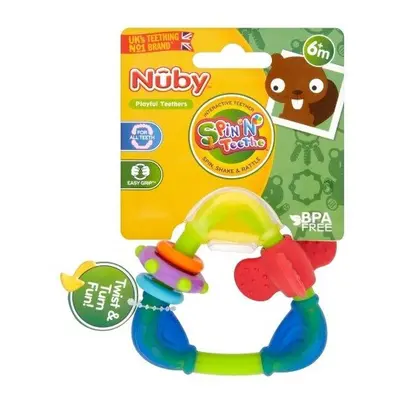 Nuby Spin n Teethe Teether 6m+