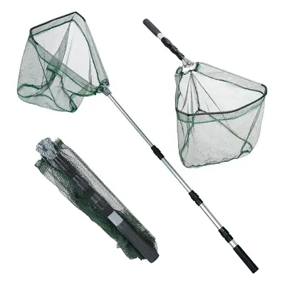 Fennoral Telescopic Fishing Landing Net, 73cm - 130cm Foldable Fishing Net Collapsible Fish Net 