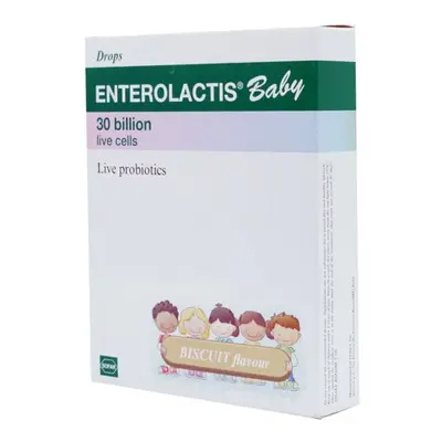 Enterolactis Baby Drops 10ml Contains Lactobacillus Paracasei