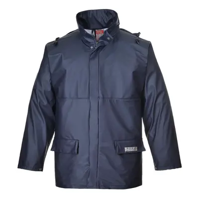 (S, Navy) Portwest Mens Sealtex Flame Jacket