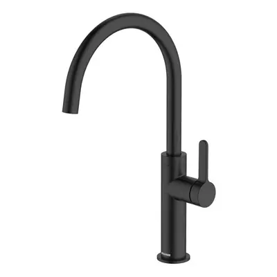 McAlpine Torridon Side Single Lever Kitchen Mixer Tap - Matte Black