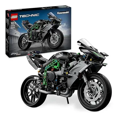 Technic Kawasaki Ninja H2R Motorcycle Toy, Vehicle Gift for Plus Year Old Kids, Boys & Girls