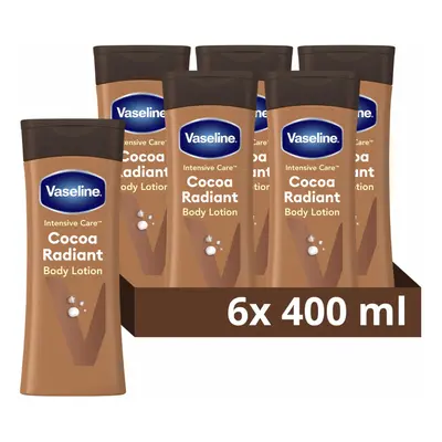 Cocoa Radiant Body Lotion 100% cocoa butter for dry skin 6x ml