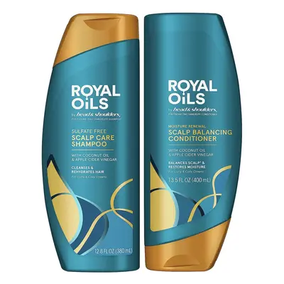 Head & Shoulders Royal Oils Shampoo and Conditioner Set, Includes Anti