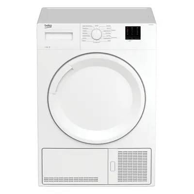 Beko DTKCE80021W 8Kg Condenser Tumble Dryer White B Rated