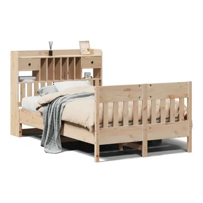 vidaXL Bed Frame without Mattress Home Bed Base 120x200 cm Solid Wood Pine