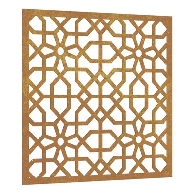 vidaXL Garden Wall Decoration Wall Art Wall Decor Corten Steel Moorish Design