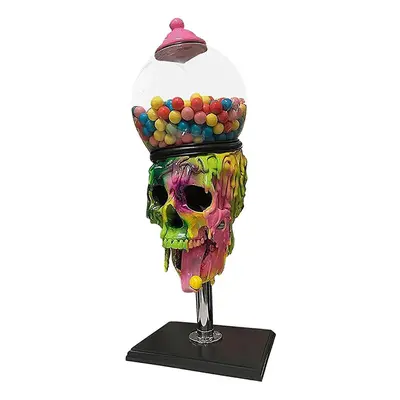 Halloween Bubble Gum Machine Colorful Skull Candy Dispenser Home Decoration