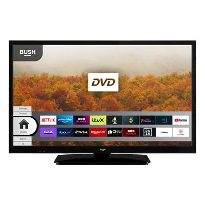 Bush 24" Full HD FHD Smart TV Television HDR DVD Combi HDMI Ethernet