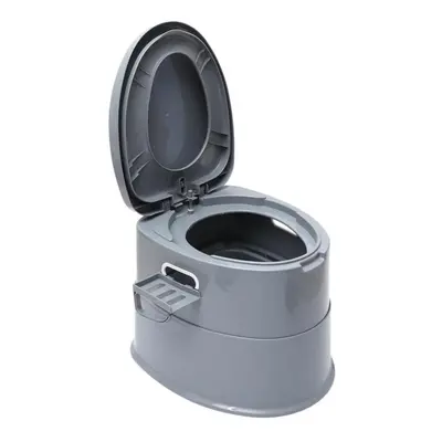 (grey) Portable Travel Toilet For Camping And Hiking Children Adult Mobile Toilet Outdoor Home E