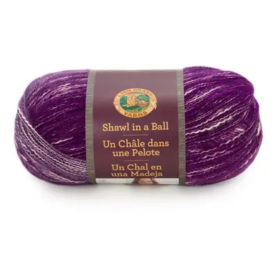 Lion Brand Yarn Shawl in a Ball Yarn One Size Mindful Mauve