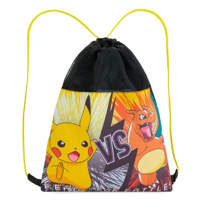 Pokemon Kids Drawstring Bags - Pikachu Swimming Bag School Sports P