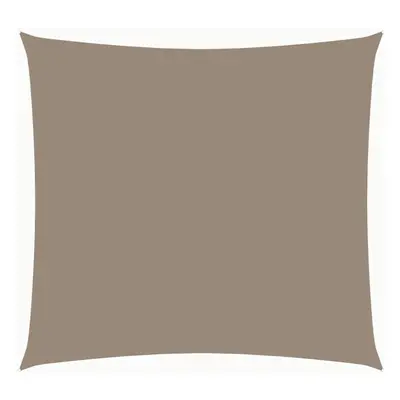 vidaXL Sunshade Sail Oxford Fabric Square 3x3 m Taupe Patio Sunscreen Canopy