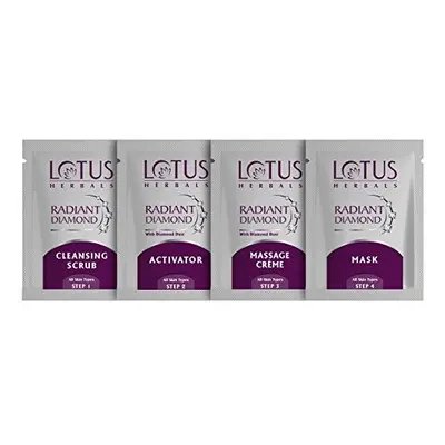 Lotus Herbals Radiant Diamond Facial Kit, 37g