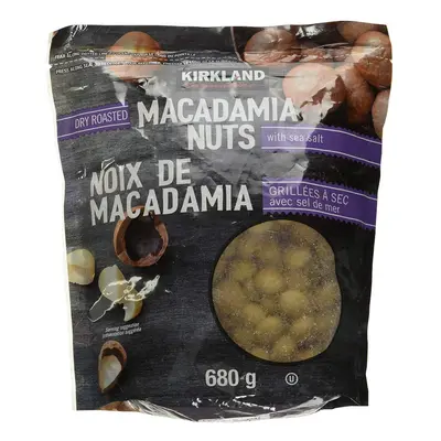 Kirkland Signature Dry Roasted Macadamia Nuts 680g