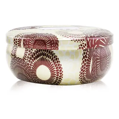 Voluspa-3 Wick Decorative Tin Candle - Gilt Pomander & Hinoki-340g/12oz