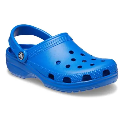 (Mens US 5/Womens US 7) Crocs Adult Classic Clogs Shoes Sandals Slides - Blue Bolt