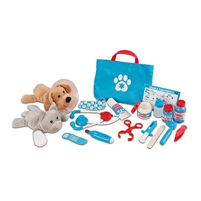 Melissa & Doug Examine & Treat Pet Vet Play Set - The Original (24 Pieces, great gift for girls 