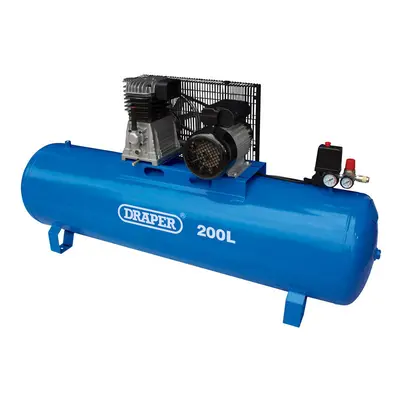 200L Stationary Belt-Driven Air Compressor (2.2kW)