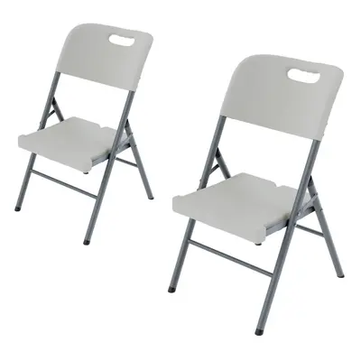 (2) Home Vida Set of Folding Garden Outdoor Chairs