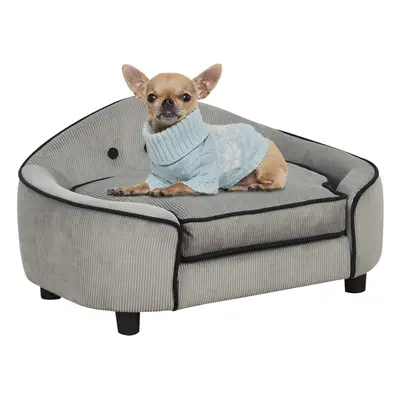 PawHut Dog Sofa Puppy Chair Kitten Bed Lounge w/ Cushion, for and Dogs